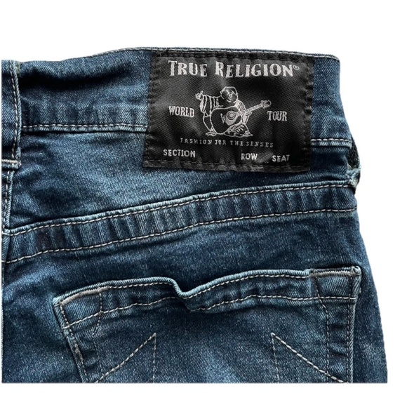 True Religion World Tour  Men’s Rocco Relaxed Skinny Jeans 30 Fall Winter Y2K - Picture 10 of 16